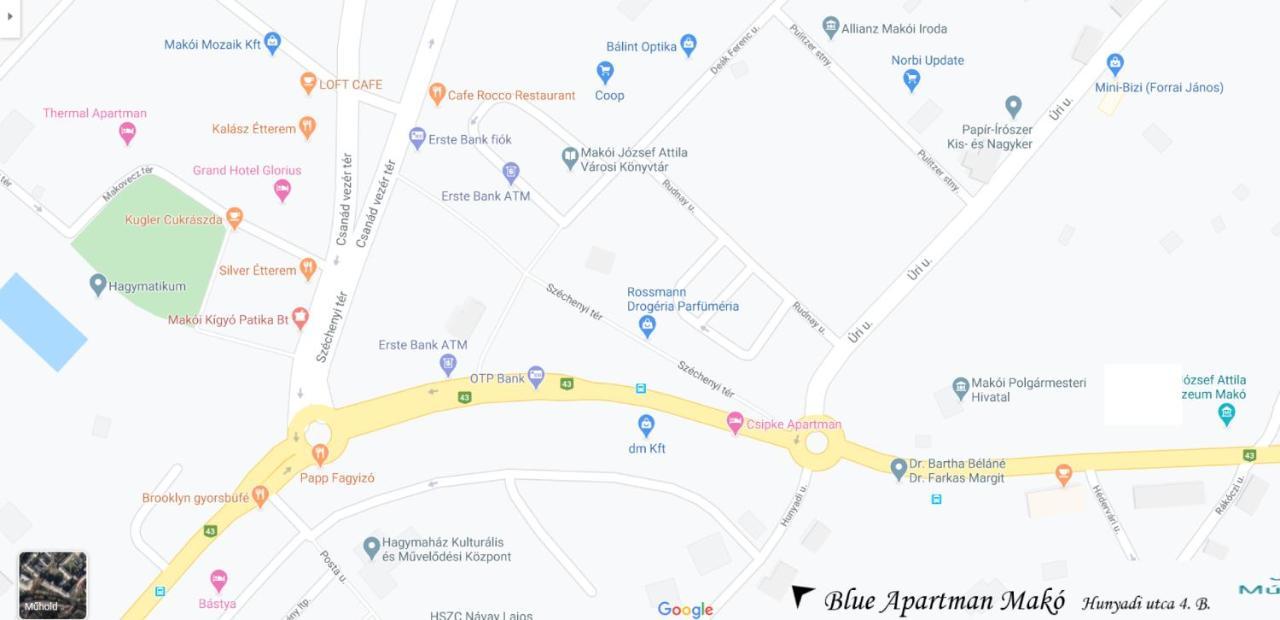 Appartamento Blue Apartman Makó Esterno foto
